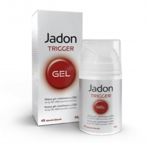 Jadon TRIGGER GEL Hrejivý gél s kostihojom (16 % extraktu v 50 g) a CBD (50 mg v 50 g)